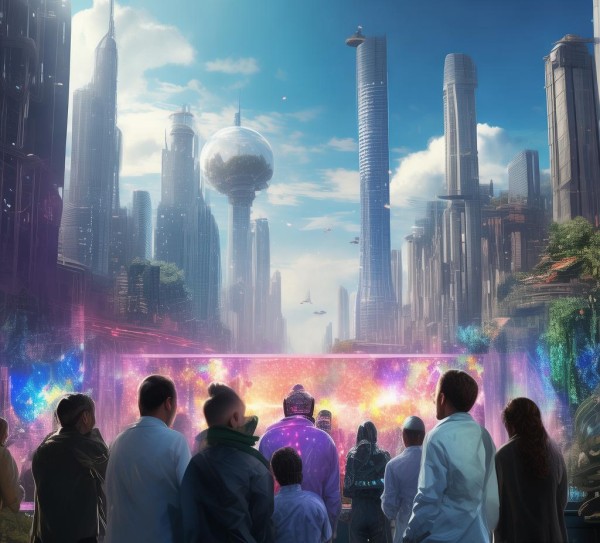 创新与未来科技画，重构人类认知的未来图景